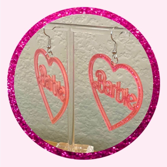 NEW BarbieGirl Pink Earrings - Picture 9 of 10